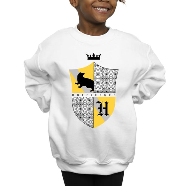 Harry Potter Girls Hufflepuff Shield Sweatshirt