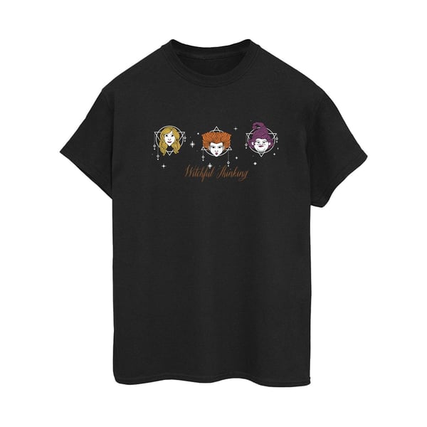 Disney naisten Hocus Pocus Witchful Thinking -puuvillainen Boyfriend T-paita