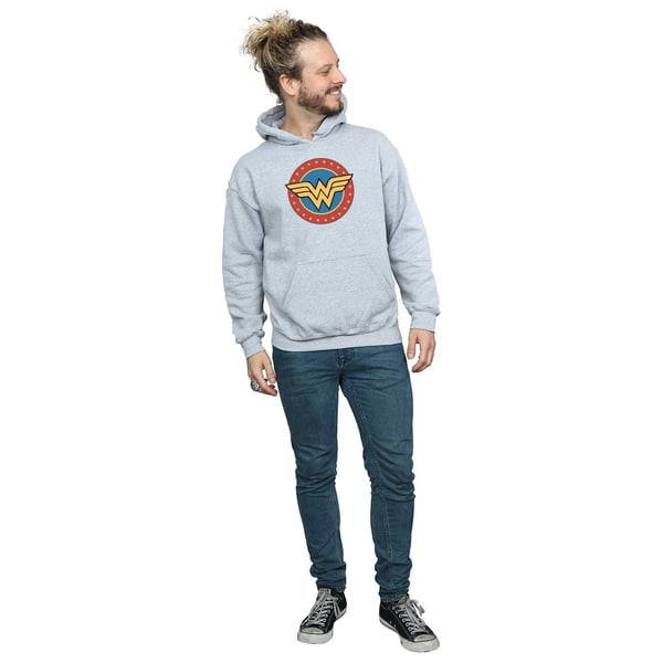 DC Comics Mens Wonder Woman Circle Logo Hoodie