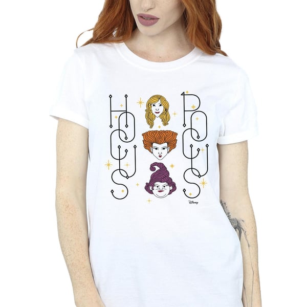 Disney Womens/Ladies Hocus Pocus Faces Cotton Boyfriend T-Shirt