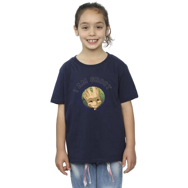 Guardians Of The Galaxy Girls Groot Varsity Cotton T-Shirt