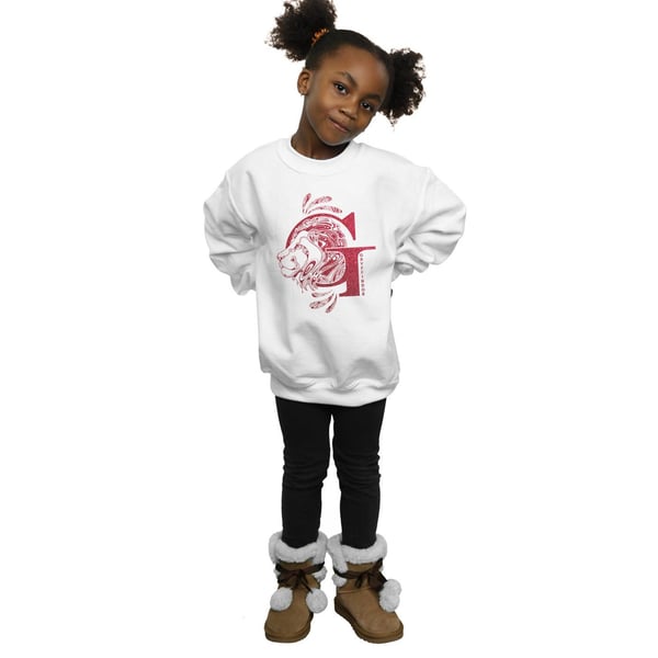 Harry Potter Girls Gryffindor Glitter Sweatshirt