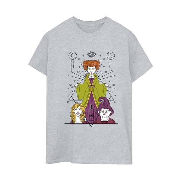 Disney Womens/Ladies Hocus Pocus Candle Cotton Boyfriend T-Shirt