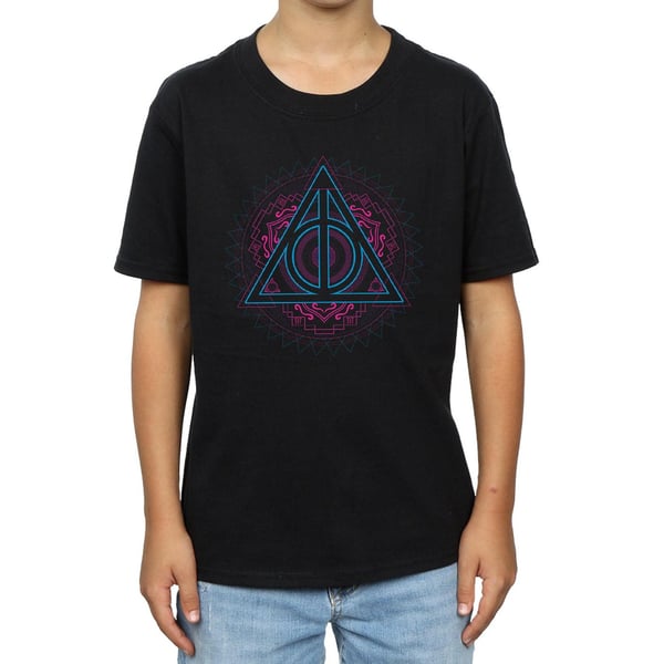 Harry Potter Boys Neon Deathly Hallows T-Shirt