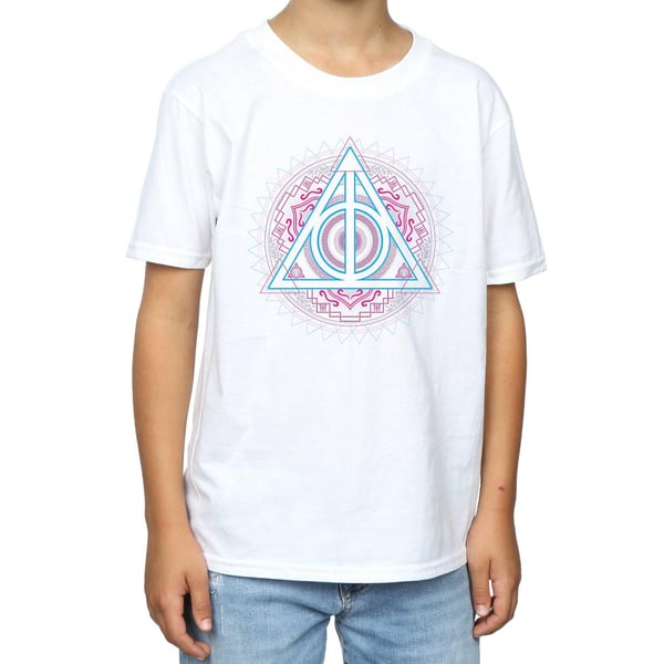 Harry Potter Boys Neon Deathly Hallows T-Shirt