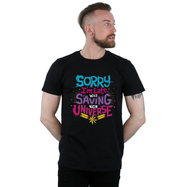 Marvel Mens Captain Marvel Saving The Universe T-Shirt