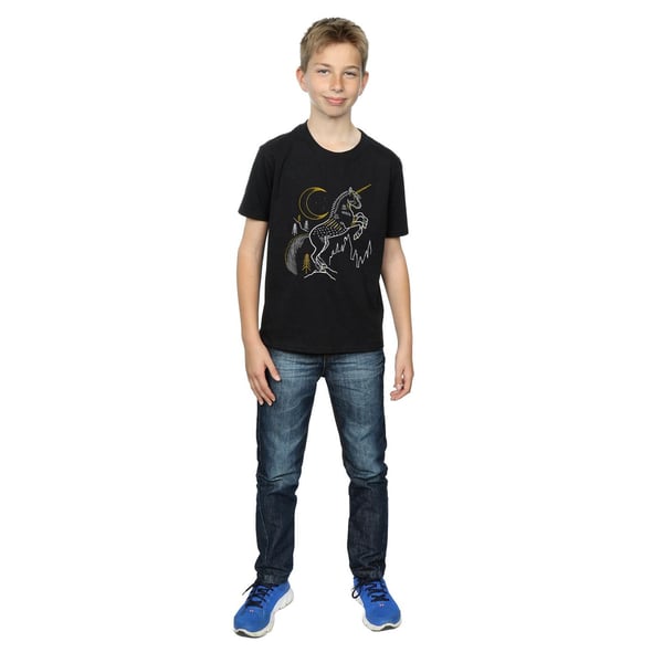 Harry Potter Boys Unicorn Line Art T-Shirt