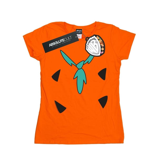 The Flintstones Womens/Ladies Fred Flintstone Costume Print Cotton T-Shirt