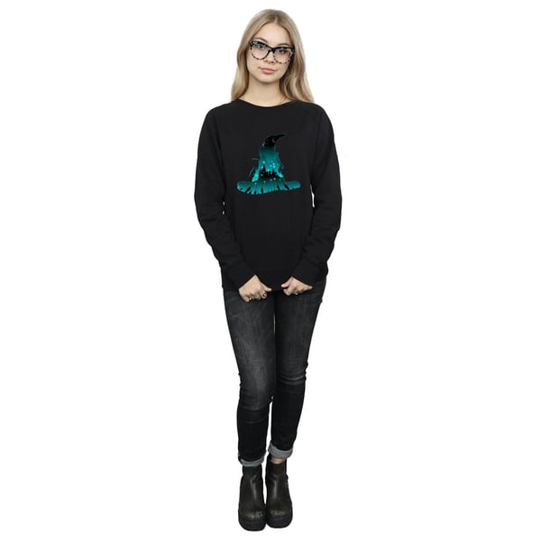 Harry Potter Womens/Ladies Hogwarts Silhouette Sweatshirt