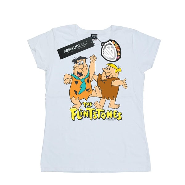 The Flintstones Womens/Ladies Fred And Barney Cotton T-Shirt