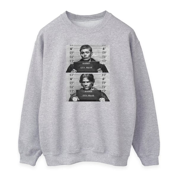Supernatural Womens/Ladies Winchester Mugshot Sweatshirt
