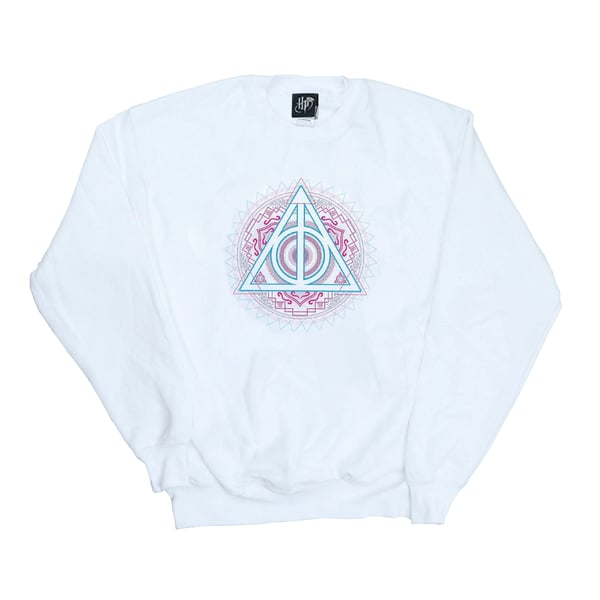 Harry Potter Womens/Ladies Neon Deathly Hallows Sweatshirt