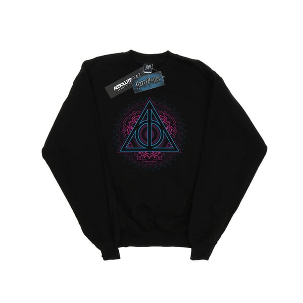 Harry Potter Womens/Ladies Neon Deathly Hallows Sweatshirt