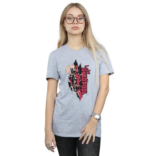 Marvel Womens/Ladies Deadpool Lady Deadpool Cotton Boyfriend T-Shirt