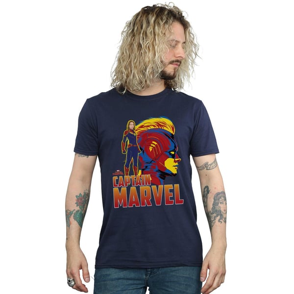 Marvel Miesten Kapteeni Marvel Hahmo T-paita