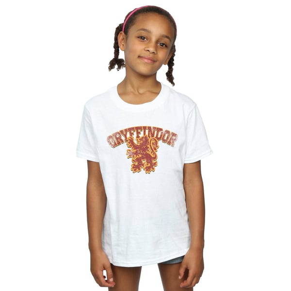 Harry Potter Girls Gryffindor Sport Emblem Cotton T-Shirt
