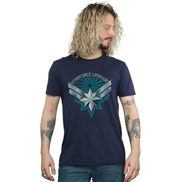 Marvel Miesten Kapteeni Marvel Starforce Warrior T-paita