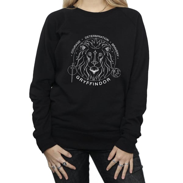 Harry Potter Womens/Ladies Gryffindor Seal Sweatshirt