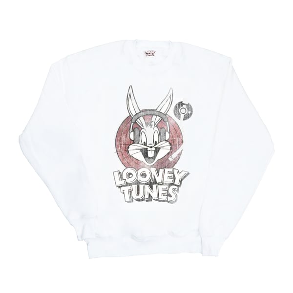 Looney Tunes Mens Bugs Bunny Circle Logo Sweatshirt