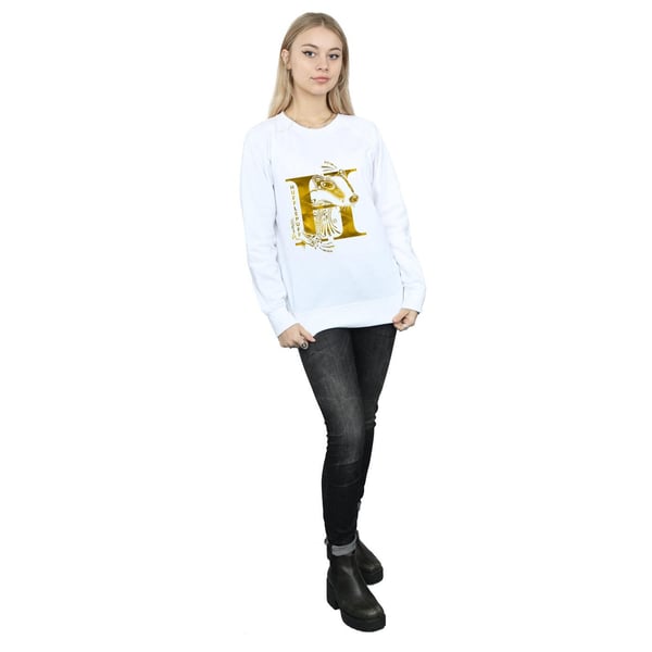 Harry Potter Womens/Ladies Hufflepuff Badger Sweatshirt