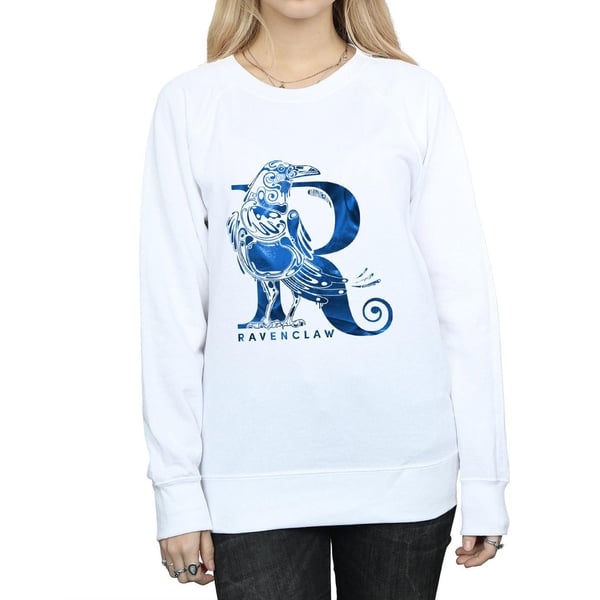 Harry Potter Womens/Ladies Ravenclaw Raven Sweatshirt