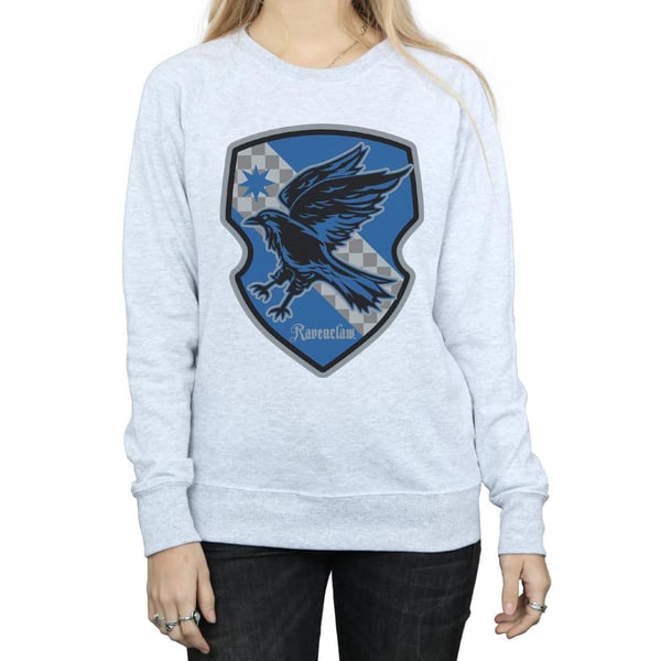 Harry Potter Womens/Ladies Ravenclaw Crest Flat Sweatshirt