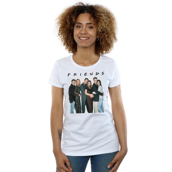 Friends Womens/Ladies Group Photo Hugs Cotton T-Shirt