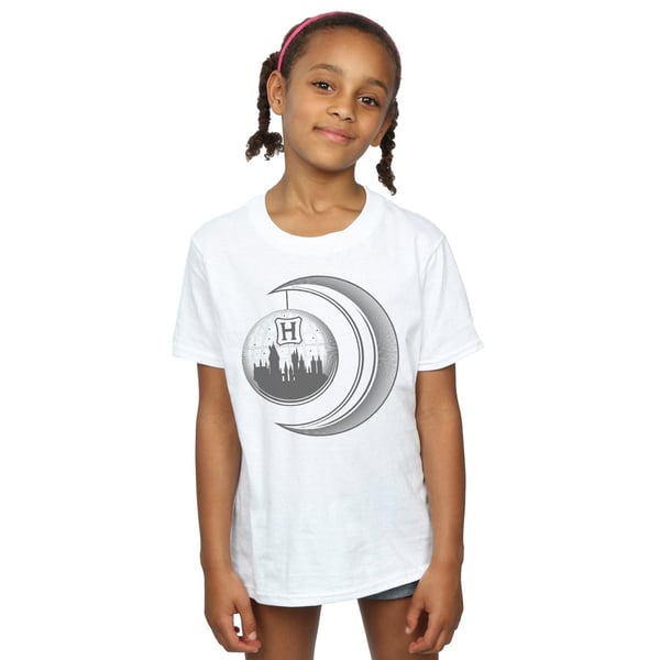 Harry Potter Girls Hogwarts Moon Cotton T-Shirt