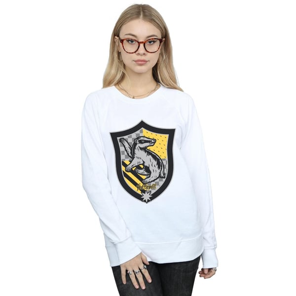 Harry Potter Womens/Ladies Hufflepuff Crest Flat Sweatshirt