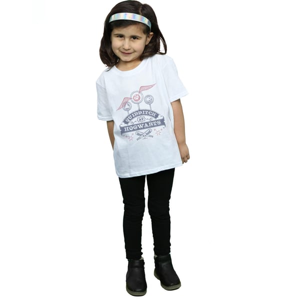Harry Potter Girls Quidditch At Hogwarts Cotton T-Shirt