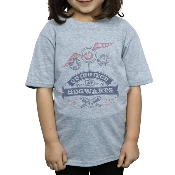 Harry Potter Girls Quidditch At Hogwarts Cotton T-Shirt
