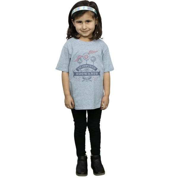 Harry Potter Girls Quidditch At Hogwarts Cotton T-Shirt