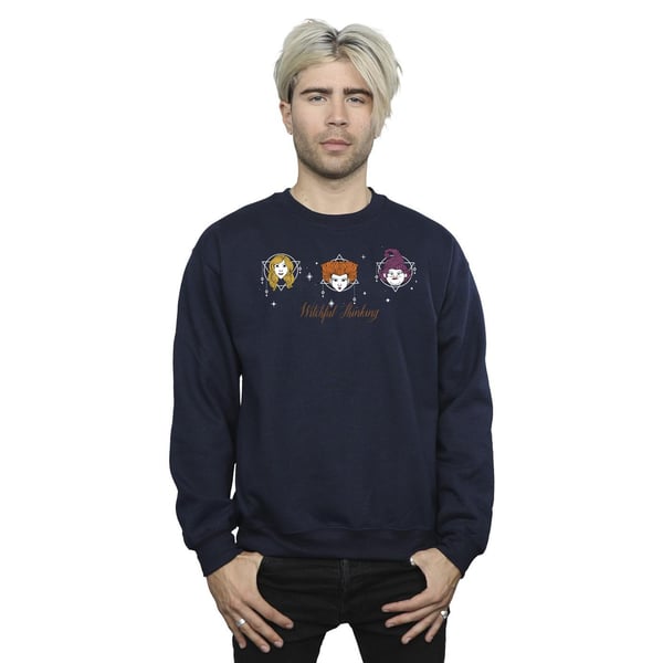 Disney Mens Hocus Pocus Witchful Thinking Sweatshirt