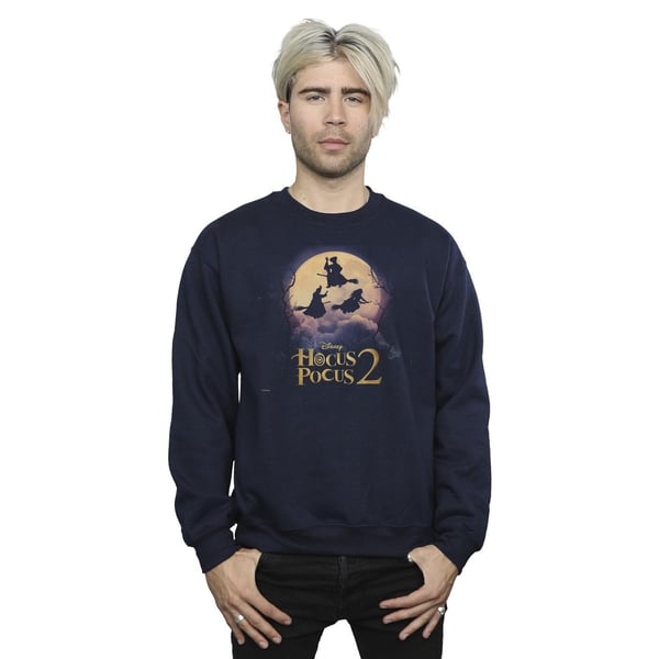Disney Mens Hocus Pocus Witches Flying Sweatshirt