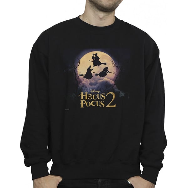 Disney Mens Hocus Pocus Witches Flying Sweatshirt