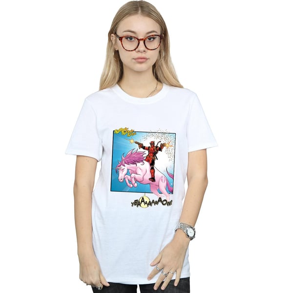 Marvel Womens/Ladies Deadpool Hey You Cotton Boyfriend T-Shirt