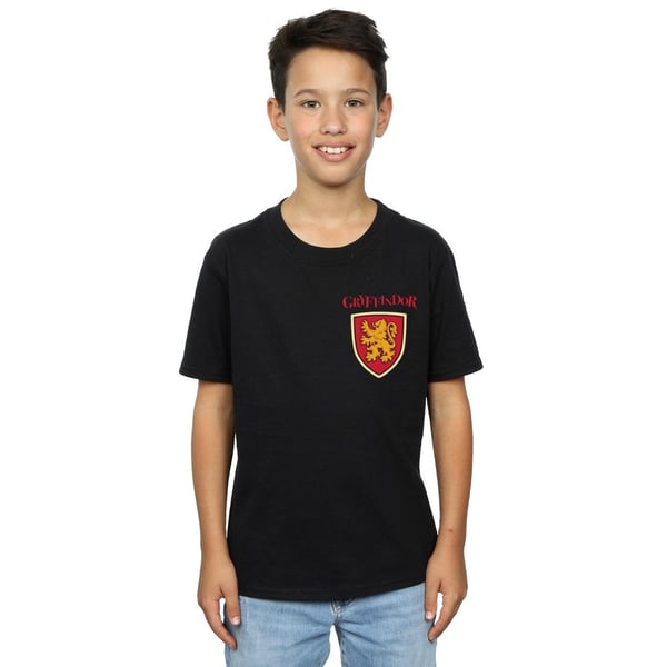 Harry Potter Boys Gryffindor Lion Faux Pocket T-Shirt