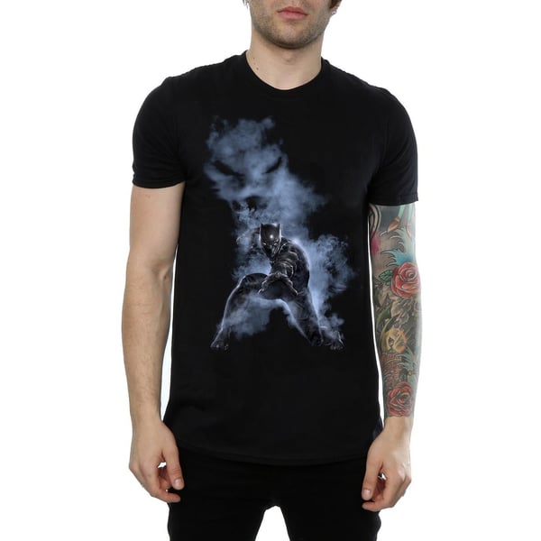 Marvel Mens Black Panther Smoke T-Shirt