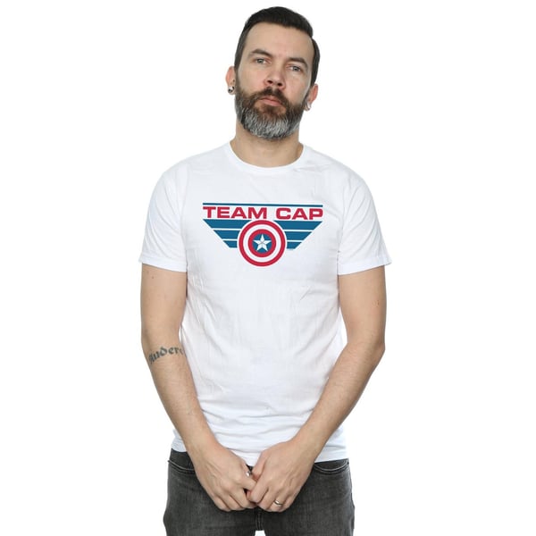 Marvel Mens Captain America Civil War Team Cap T-Shirt