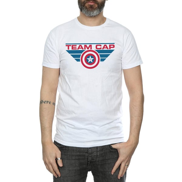 Marvel Mens Captain America Civil War Team Cap T-Shirt