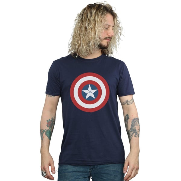 Marvel Mens Captain America Civil War Shield T-Shirt