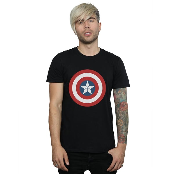 Marvel Mens Captain America Civil War Shield T-Shirt