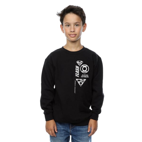 DC Comics Boys Justice League Chest Icons Sweatshirt