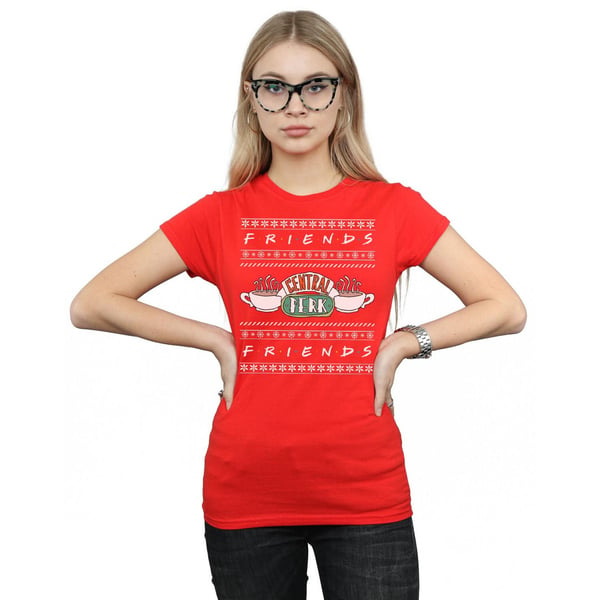 Friends Womens/Ladies Fair Isle Central Perk Cotton T-Shirt