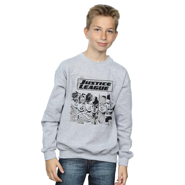 DC Comics Boys Justice League Stripes Sweatshirt