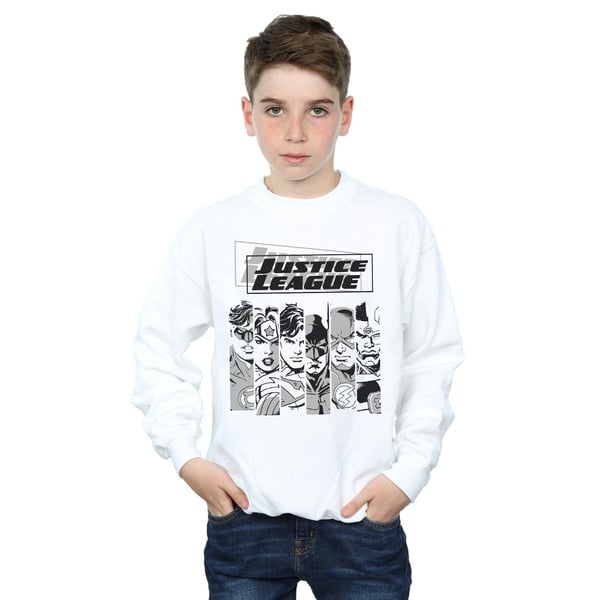 DC Comics Boys Justice League Stripes Sweatshirt