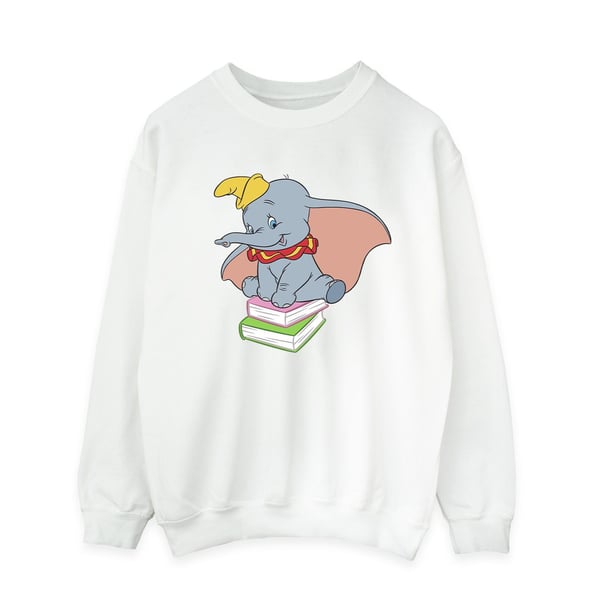 Disney Mens Dumbo Sitting On Books Sweatshirt