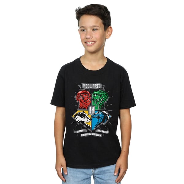Harry Potter Boys Hogwarts Toon Crest T-Shirt