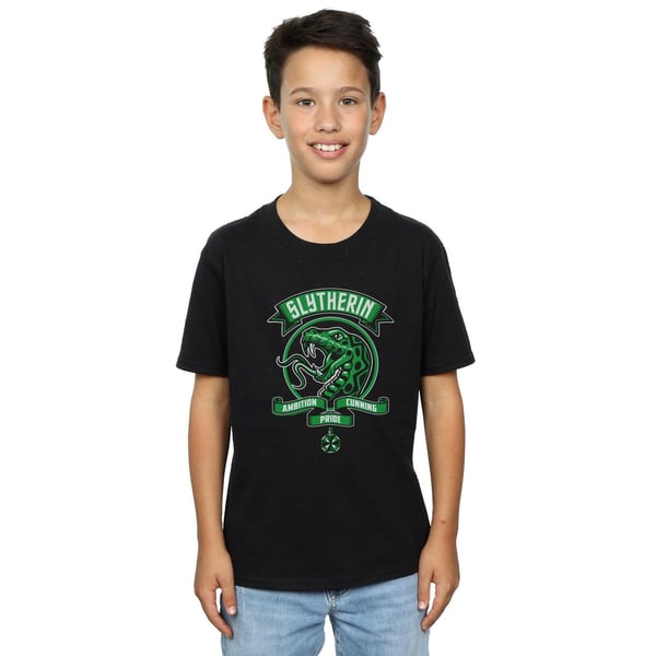 Harry Potter Boys Slytherin Toon Crest T-Shirt
