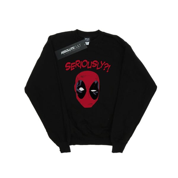 Marvel Mens Deadpool Seriously Sweatshirt